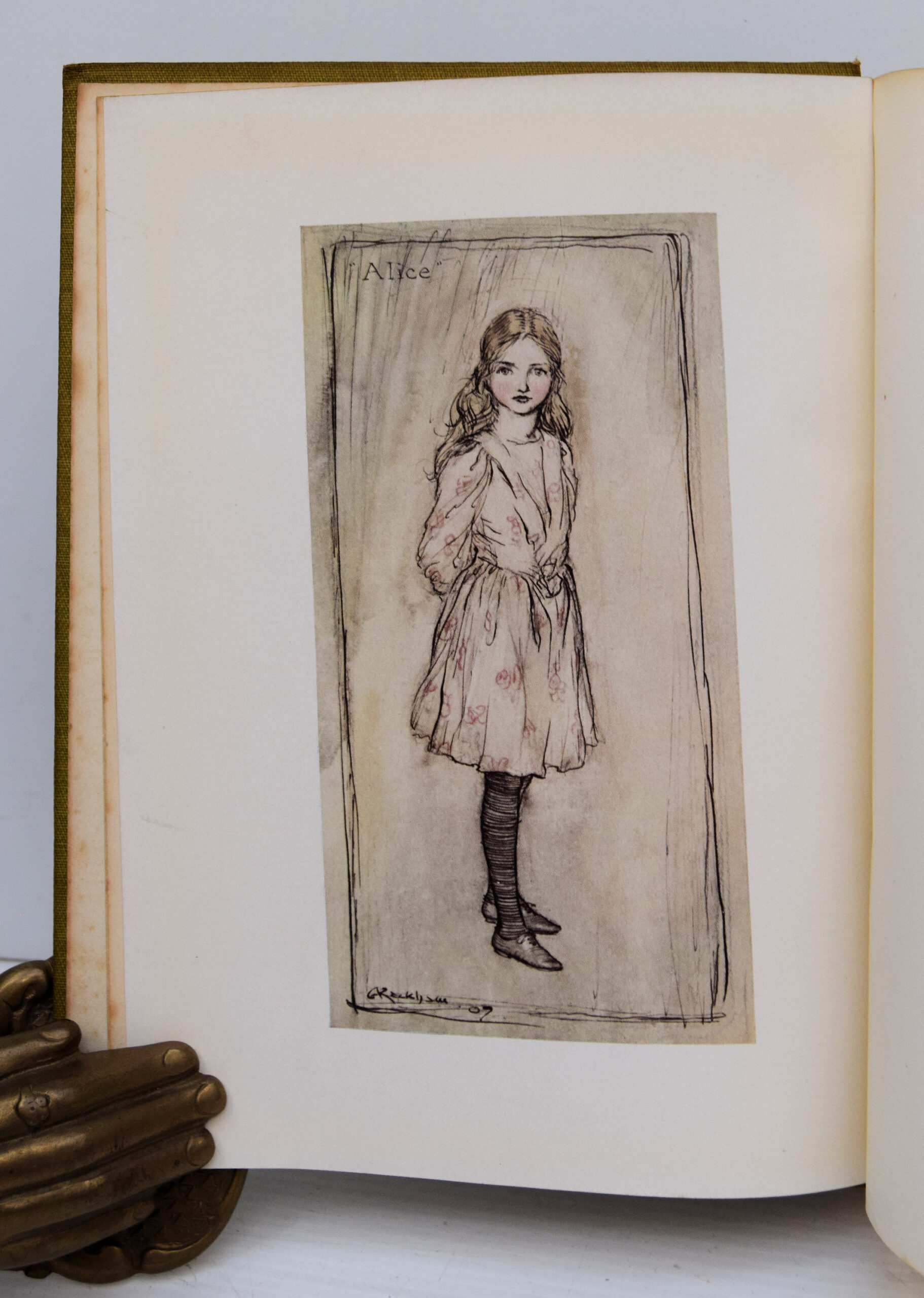 ALICE'S ADVENTURES IN WONDERLAND BY LEWIS CARROLL ILLUSTRATED BY ARTHUR RACK HAM. - Image 4